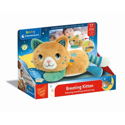 Clementoni - Pisicuta de plus cu melodii si vibratii ce imita torsul pentru relaxare si somn linistit ARTCL17969