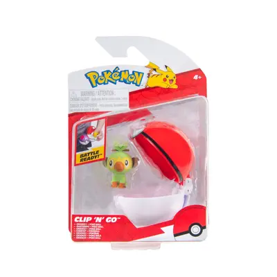 Pokemon - Figurina Deluxe de actiune, Grookey + Poke Ball BKFPKW4157