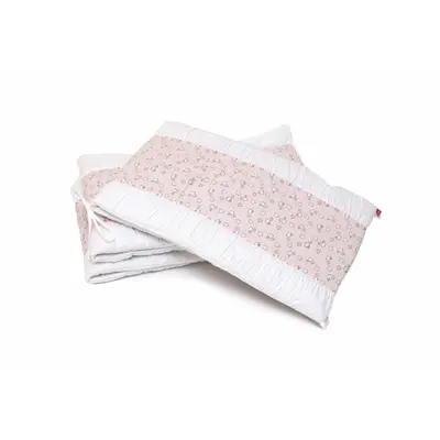 Set protectii patut Pink Ducks, din bumbac, 63x127 cm KDE35NBPKDK63127