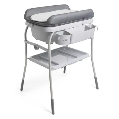 Cadita cu masa de infasat Chicco, Graphite Melange, 0luni+ CHC7934804-8