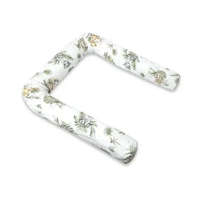 Aparatoare pentru patut, Qmini, Tip rulou, Cu husa detasabila, Lungime 180 cm, Din bumbac certificat Oeko Tex Standard 100, Safari BYN6426972029629