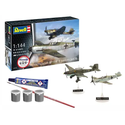 Starter Kit Messerschmitt Bf109E & Ju87B Stuka VRNRV73770