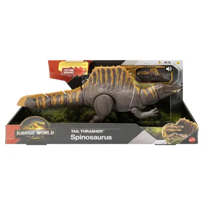 JURASSIC WORLD REBIRTH TAIL THRASHER DINOZAUR SPINOSAURUS INTERACTIV CU MISCARI SI SUNETE VIVMTJGB56