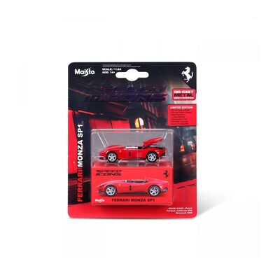 MAISTO MASINUTA METALICA SPEED ICONS FERRARI SP1 ROSU SCARA 1 LA 64 VIVMST15700_FerrariSP1_Red