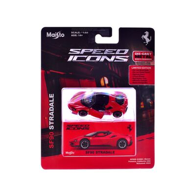 MAISTO MASINUTA METALICA SPEED ICONS SF90 STRADALE ROSU SCARA 1 LA 64 VIVMST15700_SF90Stradale_Rosu