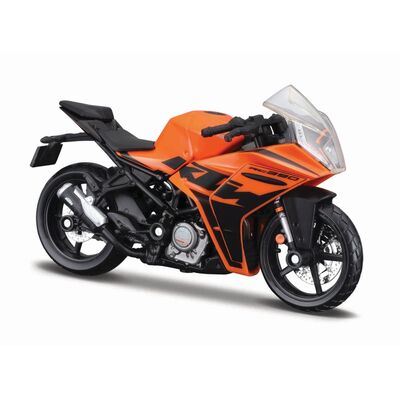 MAISTO MOTOCICLETA METALICA CU STAND EDITIE SPECIALA KTM RC 390 SCARA 1 LA 18 VIVMST39349_KTMRC390