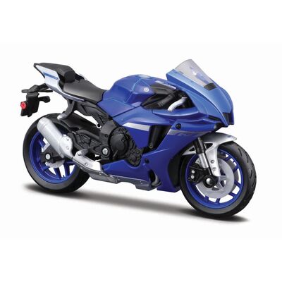 MAISTO MOTOCICLETA METALICA CU STAND EDITIE SPECIALA YAMAHA YZF R1 SCARA 1 LA 18 VIVMST39047_YZFR1