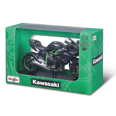 MAISTO MOTOCICLETA METALICA CU STAND KAWASAKI NINJA H2 R SCARA 1 LA 12 VIVMST32708