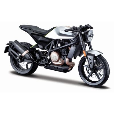 MAISTO MOTOCICLETA METALICA EDITIE SPECIALA HUSQVARNA VITPILEN 701 SCARA 1 LA 18 VIVMST34007_HusqvarnaVitpilen701
