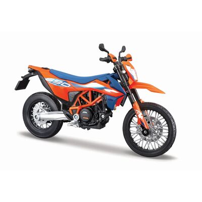 MAISTO MOTOCICLETA METALICA EDITIE SPECIALA KTM 690 SMC PORTOCALIU SCARA 1 LA 18 VIVMST34007_Ktm690SMC_Portocaliu
