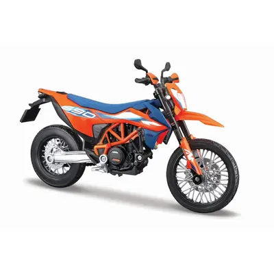 MAISTO MOTOCICLETA METALICA EDITIE SPECIALA KTM 690 SMC PORTOCALIU SCARA 1 LA 18 VIVMST34007_Ktm690SMC_Portocaliu