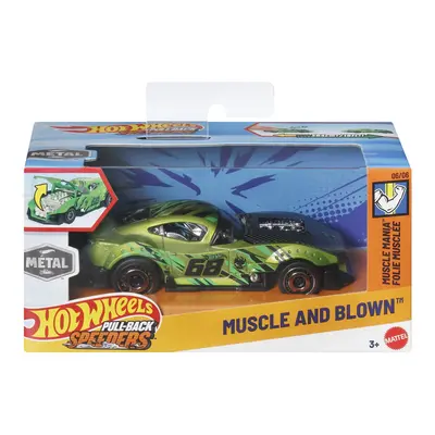 HOT WHEELS MASINUTA METALICA CU SISTEM PULL BACK MUSCLE AND BLOWN MUSCLE MANIA SCARA 1 LA 43 VIVMTHPR70_HWH52
