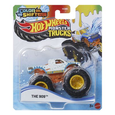 HOT WHEELS MONSTER TRUCK CAMION THE 909 CU CULORI SCHIMBATOARE SCARA 1 LA 64 VIVMTHGX06_JDV86