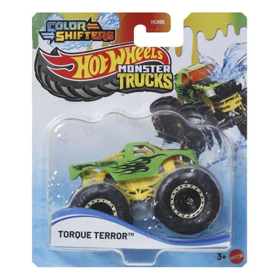 HOT WHEELS MONSTER TRUCK CAMION TORQUE TERROR CU CULORI SCHIMBATOARE SCARA 1 LA 64 VIVMTHGX06_JDV90