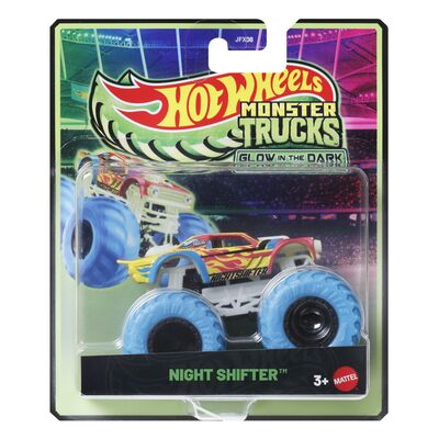 HOT WHEELS MONSTER TRUCK GLOW IN THE DARK MASINUTA NIGHT SHIFTER SCARA 1 LA 64 VIVMTJFX08_JCG71