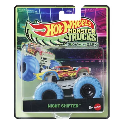 HOT WHEELS MONSTER TRUCK GLOW IN THE DARK MASINUTA NIGHT SHIFTER SCARA 1 LA 64 VIVMTJFX08_JCG71