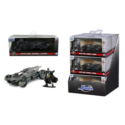 JADA DC JUSTICE LEAGUE SET FIGURINA BATMAN SI MASINUTA METALICA BATMOBILE SCARA 1 LA 32 VIV9331706314R00