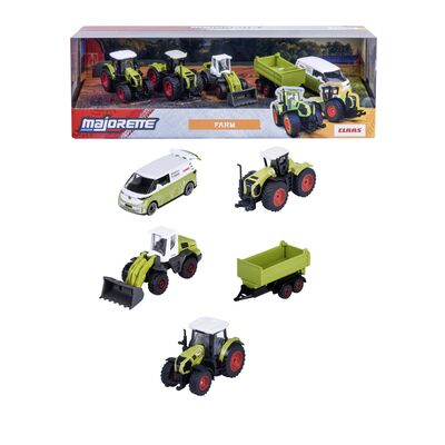 MAJORETTE CLASS SET 5 VEHICULE AGRICOLE METALICE FARM 7.5CM VIV8503105002