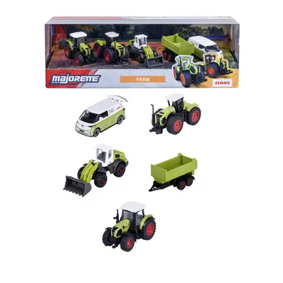 MAJORETTE CLASS SET 5 VEHICULE AGRICOLE METALICE FARM 7.5CM VIV8503105002
