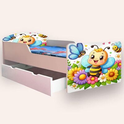 Pat Albinuta Mic 2-6 ani Cu sertar Fara saltea CMG52235667964244