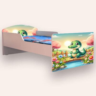 Pat Crocodil Mic 2-6 ani Simplu Fara saltea CMG52235762106708