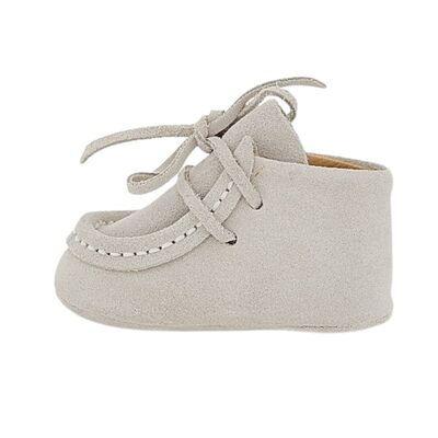 Ghetute Mocasini full Leather (Marime: 18, Culoare velur: Ivori Lamb) BFOX10312/FL_Ivori_18