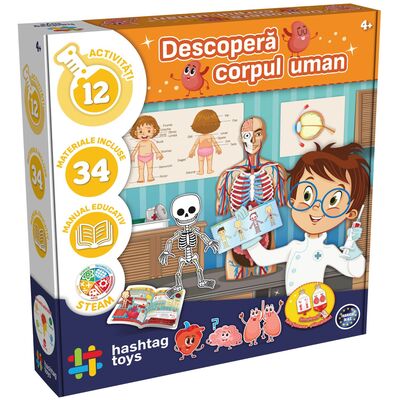JOC EDUCATIV DESCOPERA CORPUL UMAN VIVHT052323