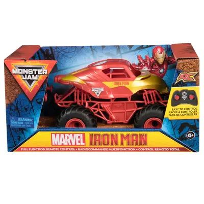 MONSTER JAM MARVEL CAMION GIGANT CU TELECOMANDA  IRON MAN SCARA 1 LA 24 VIV6069959