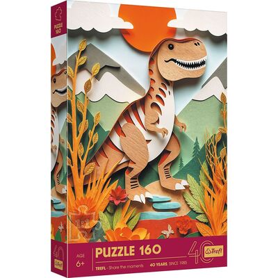 PUZZLE TREFL 160 PAPER ART 3D DINOZAUR VIV40048