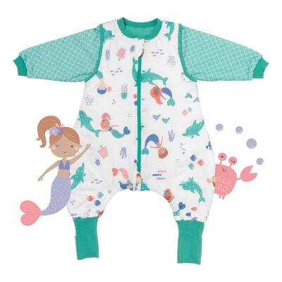 Sac de dormit cu picioruse si maneca lunga detasabila Mermaid 70 cm + manseta 1.0 Tog BBXCJ180-10FSN