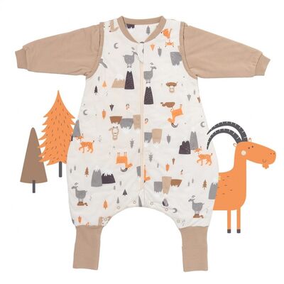 Sac de dormit cu picioruse si maneca lunga detasabila Mountain Animals 50 cm + manseta 1.0 Tog BBXCJ778-10FSN