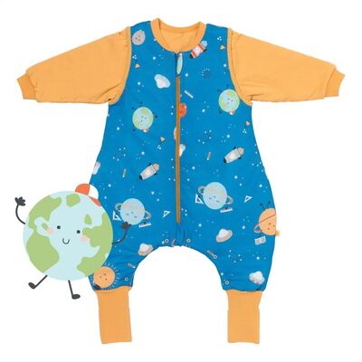 Sac de dormit cu picioruse si maneca lunga detasabila Space 70 cm + manseta 2.5 Tog BBXCJ190-25FSN