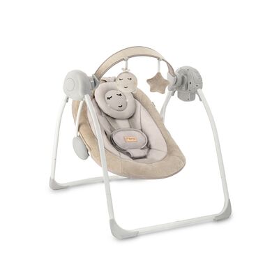 Leagan Electric pentru Bebeluşi MoMi Liss - Beige KRTBULE00047