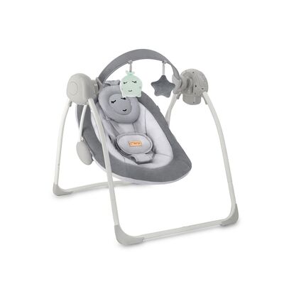 Leagan Electric pentru Bebeluşi MoMi Liss - Grey KRTBULE00048