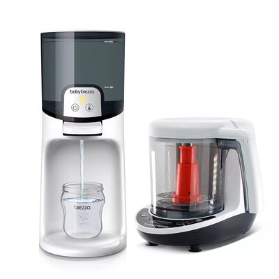 Pachet Bebe-Start 3 - Robot de bucatarie One Step Baby Food Maker + Incalzitor Apa BabyBrezza
