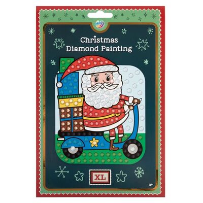 Set pictura cu diamante xl - decoratiune de craciun