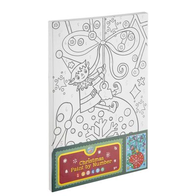 Set pictura pe numere - spiridus de craciun