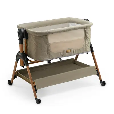 Onino -  patut co-sleeper nest.me, misty taupe bbbb15