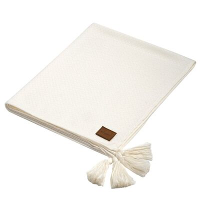 Paturica nou nascut skiddou, 100% vascoza de bambus, crem, 80x100cm sk_2090261