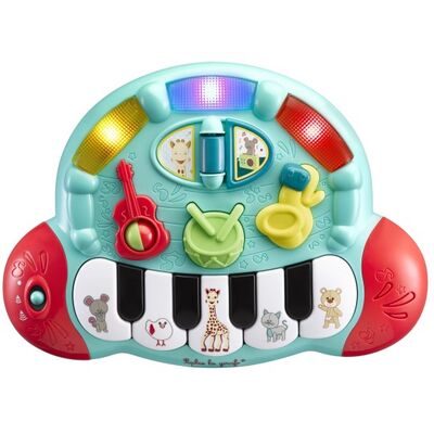 Pian muzical cu lumini girafa sophie vu230799
