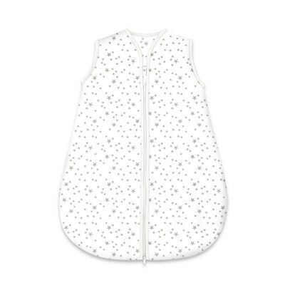 Sac de dormit, MimiNu, Pentru bebelusi, De iarna, Din bumbac certificat Oeko Tex Standard 100, Cu fermoar, 70 cm, 0 - 6 luni, 2.5 Tog, Mini Grays BYN6426972030250