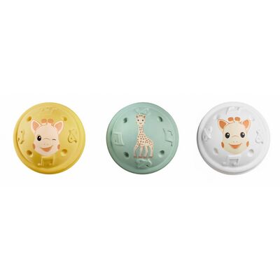 Set 3 bile muzicale girafa sophie - hearing vu010504