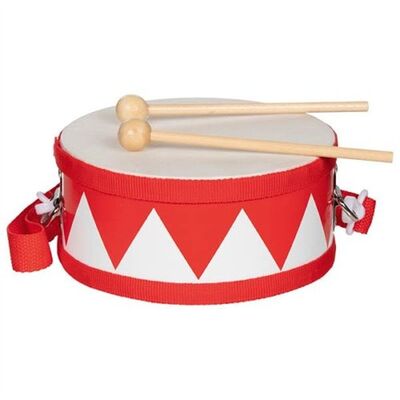 Toba rosie cu malete din lemn, instrument muzical pentru copii - okegoki61852