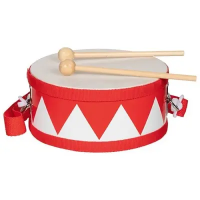 Toba rosie cu malete din lemn, instrument muzical pentru copii - okegoki61852