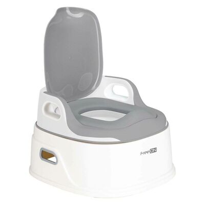 Olita 3 in 1, FreeON, Utilizata atat ca olita, Adaptor pentru toaleta cu manere laterale, Inaltator BYN85772