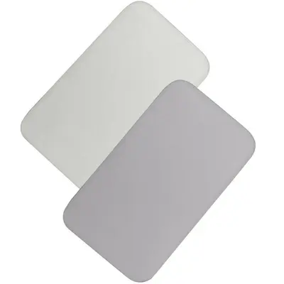 Set cearceafuri cu elastic, Lionelo, 80x42 cm, Pentru co-sleepere, Pentru saltele de max. 10 cm inaltime, Din bambus, Usor de spalat, 30 grade, Fara calcare, Ecologic, Alb/Gri BYNLO-BAMBOO_SHEET_OFF_WHITE_GREY_80x42