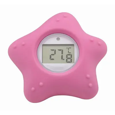 Termometru digital, FreeON, Starfish, Multifunctional, Ecran usor de citit, BPA Free, 0 luni+, Pink BYN82931
