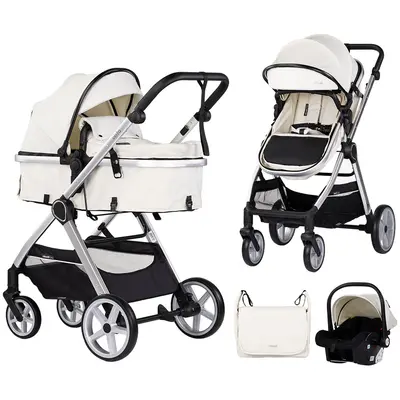 Carucior Chipolino Vista 3 in 1 biscotta HUBST-KKVS02504BI