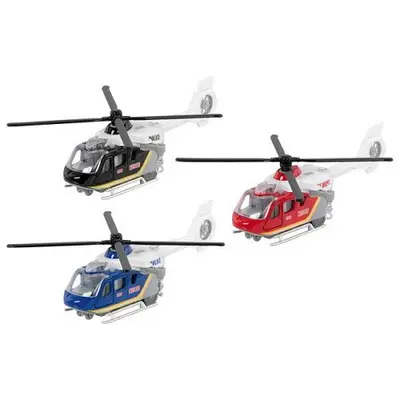 Elicopter jucarie copii Goki ,   cu tractiune, sunet si distractie garantata CBKCBK-12335