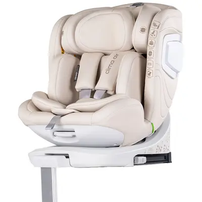 Scaun auto Chipolino Clima Air I-Size 40-150 cm cu sistem Isofix si sezut rotativ biscotta HUBSTKCLA2503BI
